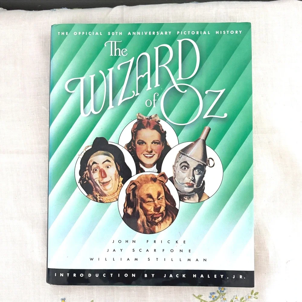 Wizard‎ of Oz Official 50th Anniversary Pictorial History Book 1989 Hardcover